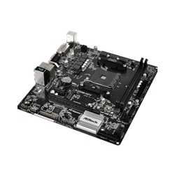 Asrock A320M-HDV R4.0, AMD A320, AM4, Micro ATX, 2 DDR4, VGA, DVI, HDMI, M.2