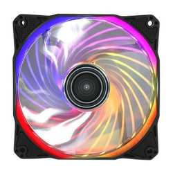 Antec Rainbow 12cm RGB Case Fan with Lighting Controller, Anti-vibration Pads, Hydraulic Bearing