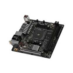 Asrock B450 GAMING-ITX/AC, AMD B450, AM4, Mini ITX, 2 DDR4, HDMI, DP, Wi-Fi, RGB Lighting, M.2