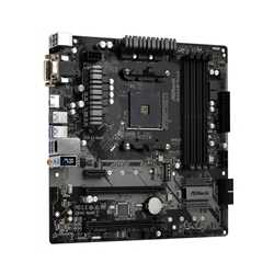 Asrock B450M PRO4, AMD B450, AM4, Micro ATX, 4 DDR4, XFire, VGA, DVI, HDMI, M.2