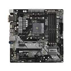 Asrock B450M PRO4, AMD B450, AM4, Micro ATX, 4 DDR4, XFire, VGA, DVI, HDMI, M.2