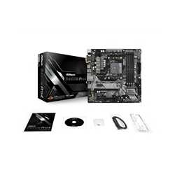 Asrock B450M PRO4, AMD B450, AM4, Micro ATX, 4 DDR4, XFire, VGA, DVI, HDMI, M.2