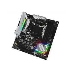 Asrock B450M STEEL LEGEND, AMD B450, AM4, Micro ATX, 4 DDR4, HDMI, DP, XFire, Rock-Solid Durability, RGB Lighting, M.2