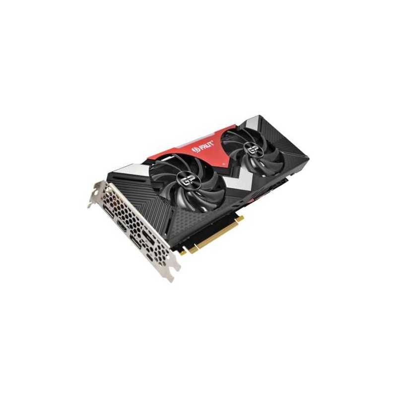Palit RTX2080 DUAL, 8GB DDR6, HDMI, 3 DP, USB-C, 1710MHz Clock, RGB Lighting