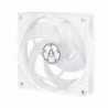 Arctic P12 12cm Pressure Optimised PWM PST Case Fan, White & Transparent, Fluid Dynamic, 10 Year Warranty