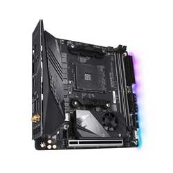 Gigabyte X570 I AORUS PRO WIFI AMD Socket AM4 Mini ITX HDMI/DisplayPort DDR4 Dual PCIe 4.0 M.2 WiFi 6 RGB Motherboard