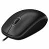 Logitech B100 Wired Optical Mouse, USB, 800 DPI, Ambidextrous, OEM