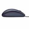 Logitech B100 Wired Optical Mouse, USB, 800 DPI, Ambidextrous, OEM