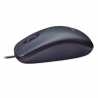 Logitech B100 Wired Optical Mouse, USB, 800 DPI, Ambidextrous, OEM