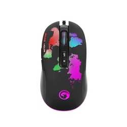 Marvo Scorpion M422 USB RGB LED Black Programmable Gaming Mouse