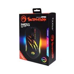 Marvo Scorpion M425G USB RGB LED Black Programmable Gaming Mouse