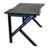 AKRacing Summit Gaming Desk, Black & Blue, Steel Frame, Cable Management, Gaming Mousepad Included