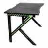 AKRacing Summit Gaming Desk, Black & Green, Steel Frame, Cable Management, Gaming Mousepad Included