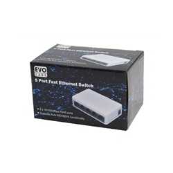 Evo Labs 5 Port 10/100 Fast Ethernet Switch