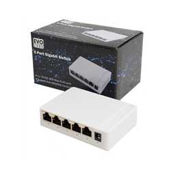 Evo Labs 5 Port 10/100/1000 Gigabit Switch