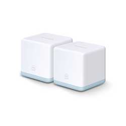 Mercusys (HALO S12) Whole-Home Mesh Wi-Fi System, 2 Pack, Dual Band AC1200, 2 x LAN on each Unit