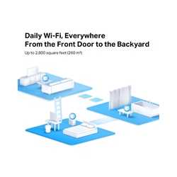 Mercusys (HALO S12) Whole-Home Mesh Wi-Fi System, 2 Pack, Dual Band AC1200, 2 x LAN on each Unit