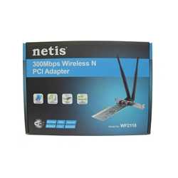 Netis WF-2118 300Mbps Wireless N PCI Adapter Detachable Antennas