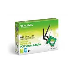 TP-LINK (TL-WN881ND) 300Mbps Wireless N PCI Express Adapter, 2 Detachable Antennas, Low Profile Bracket