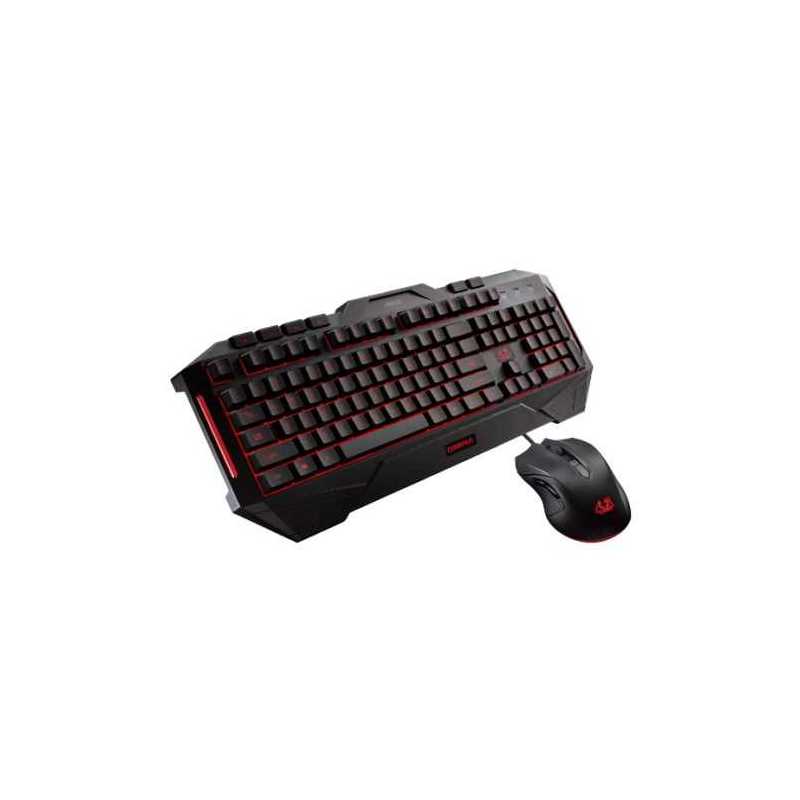 Asus CERBERUS Gaming Keyboard & Mouse Bundle, Gaming Feature Rich, Soft Bundle