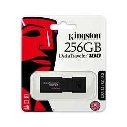 Kingston DataTraveler 100 G3 256GB USB 3.0 Black USB Flash Drive
