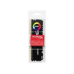 Kingston HyperX Fury RGB 8GB Black Heatsink (1 x 8GB) DDR4 3200MHz DIMM System Memory