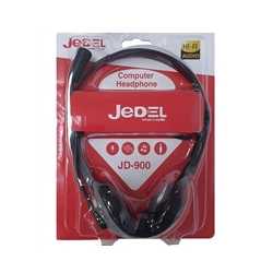 Jedel Home & Office Noise Cancelling Stereo Head Set with Microphone 3.5mm Jack Black