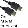 HDMI 1.4 (M) to HDMI 1.4 (M) 7m Black OEM Display Cable