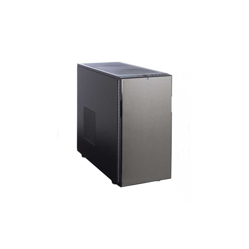 Fractal Design Define R5 (Titanium Grey Solid) Silent Gaming Case, ATX, 2 Fans, Fan Controller, Configurable Front Door, Ultra S