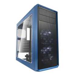 Fractal Design Focus G (Petrol Blue) Gaming Case w/ Clear Window, ATX, 2 White LED Fans, Kensington Bracket, Filtered Front, Top