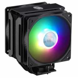 Cooler Master MasterAir MA612 Stealth Universal Socket 120mm PWM 1800RPM Addressable RGB LED Fan CPU Cooler with Wired Addressab