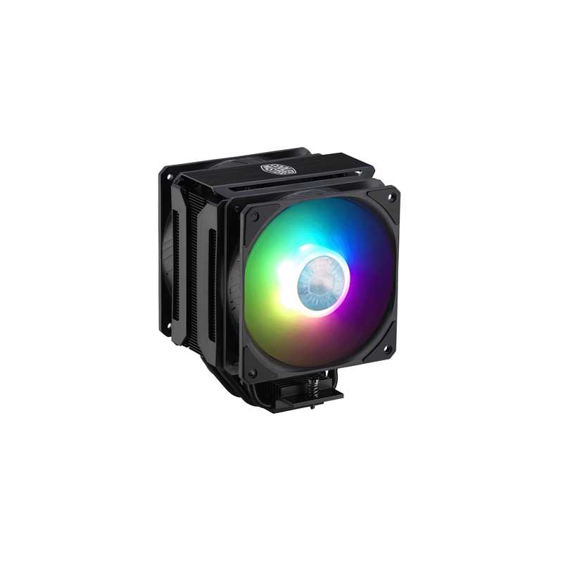 Cooler Master MasterAir MA612 Stealth Universal Socket 120mm PWM 1800RPM Addressable RGB LED Fan CPU Cooler with Wired Addressab