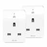 TP-LINK (KP105 2-Pack) Kasa Smart Wi-Fi Plug Slim, Remote Access, Schedule & Timer, Grouping, Voice Control