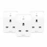 TP-LINK (KP105 3-Pack) Kasa Smart Wi-Fi Plug Slim, Remote Access, Schedule & Timer, Grouping, Voice Control