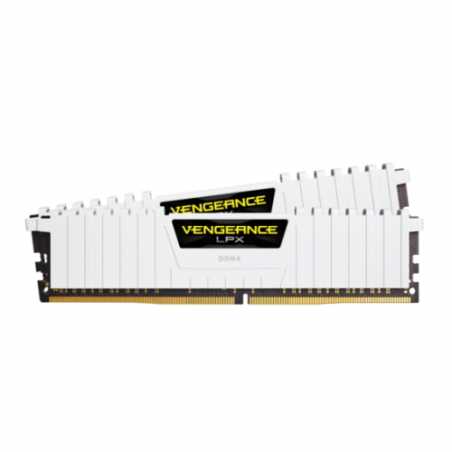 Corsair Vengeance LPX 32GB Kit (2 x 16GB), DDR4, 3200MHz (PC4-25600), CL16, XMP 2.0, Ryzen Optimised, DIMM Memory, White