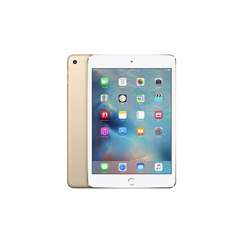 Apple iPad Mini 4, 7.9 IPS, 128GB, WiFi, IOS12, A8 CPU, 8MP/1.2MP Cameras, 10 Hours Battery Life, Gold
