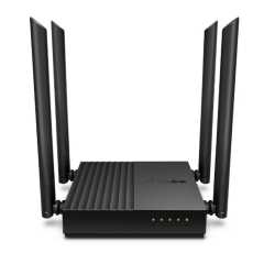 TP-LINK (Archer C64), AC1200 (867+400) Wireless Dual Band GB Cable Router, 4-Port, MU-MIMO, Access Point Mode