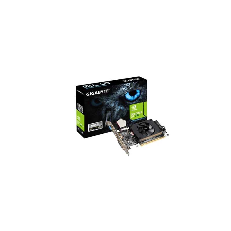 Gigabyte NVIDIA Geforce GT710 2GB DDR3 Low Profile DVI-D HDMI VGA Graphics Card