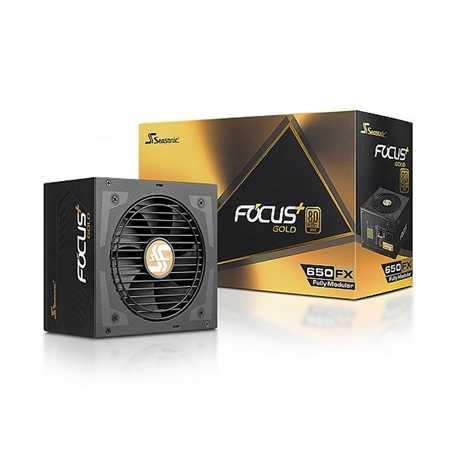Seasonic FOCUS Plus 650W 120mm Hybrid Silent Control Fan 80 PLUS Gold Fully Modular PSU