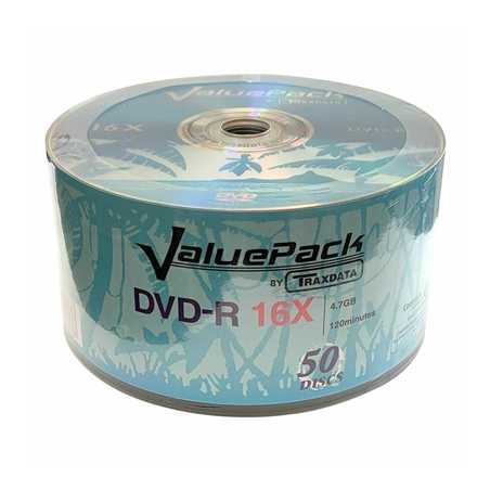 Ritek Traxdata DVD-R 16X 600PK (12 x 50) Boxed Logo