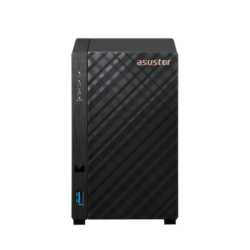 ASUSTOR AS1102T 2-Bay NAS Enclosure, Quad Core 1.4GHz CPU, 1GB, USB3, GB LAN, Black