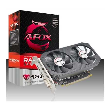 AFOX AMD Radeon RX550 4GB GDDR5 Dual Fan Full Height Graphics Card