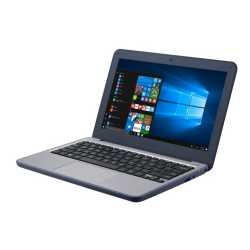 Asus VivoBook W202 Laptop, 11.6", Celeron N3350, 4GB, 64GB eMMC,  No LAN, Up to 11 Hours Run Time, Windows 10 Pro
