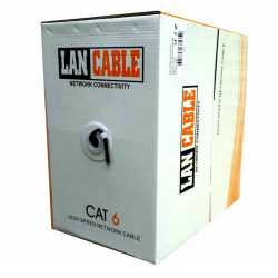 Jedel CAT6 UTP Patch Cable, 305 Metre Bulk Reel -  Easy-Pull Box, CCA, Copper-Clad Aluminium, Outdoor, Black