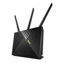 Asus (4G-AX56) Cat.6 300Mbps Dual Band AX1800 4G LTE Router, Captive Portal, AiProtection, 4 LAN, SIM Slot