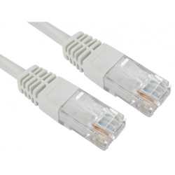 Spire Moulded CAT6 Patch Cable, 2 Metre, Full Copper, White