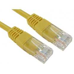 Spire Moulded CAT6 Patch Cable, 2 Metre, Full Copper, Yellow
