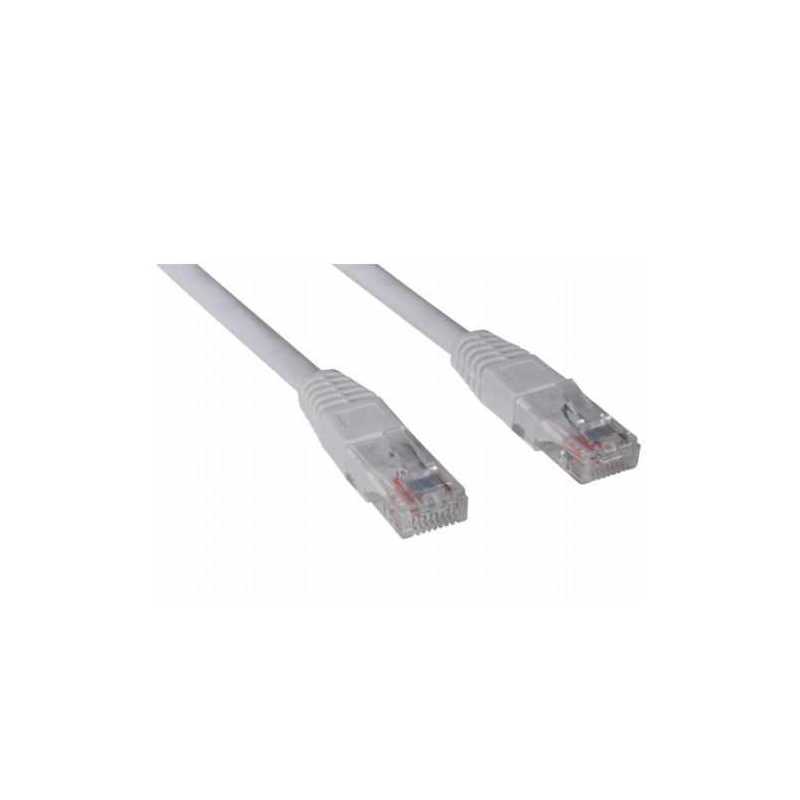 Sandberg Moulded CAT6 UTP Patch Cable, 10 Metres, Full Copper, Grey 