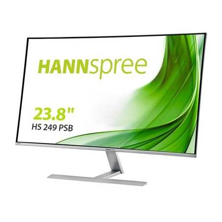 Hannspree HS249PSB 23.8" DisplayPort / HDMI / VGA inc Speakers Ultra Slim Widescreen Monitor