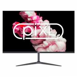 piXL CM27F8 27 Inch Frameless Monitor, Widescreen IPS LCD Panel, True -to-Life Colours, Full HD 1920x1080, 5ms Response Time, 60